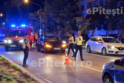 Pitești: Accident deosebit de grav în Prundu: Pieton