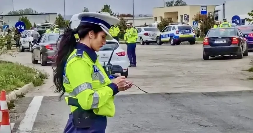 Poliția Argeș desfășoară o acțiune amplă pentru siguranța rutieră