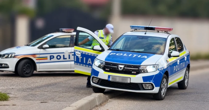 Polițist plecat cu mașina din dotare la o petrecere
