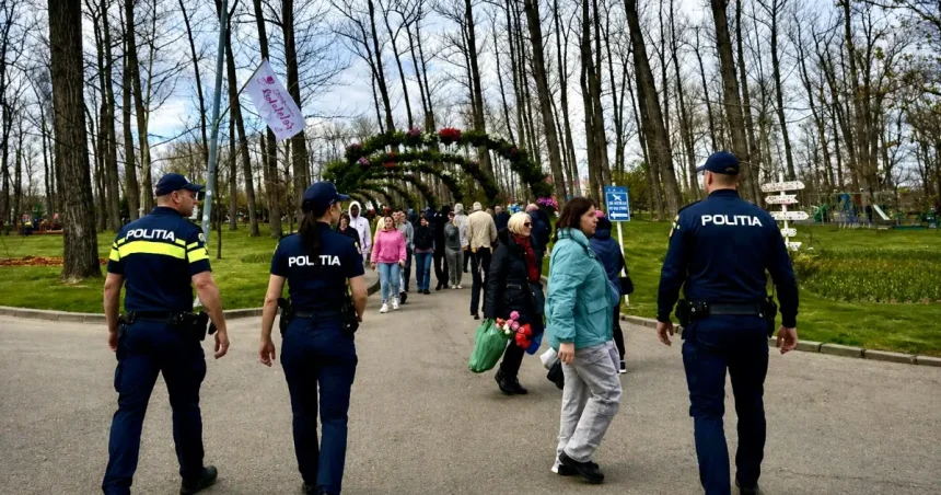 Polițiștii, militarii și elevii fac echipă pentru curățenie