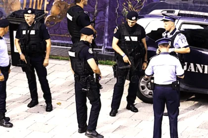 Polițiștii și jandarmii au ieșit în număr mare pe străzile din Argeș
