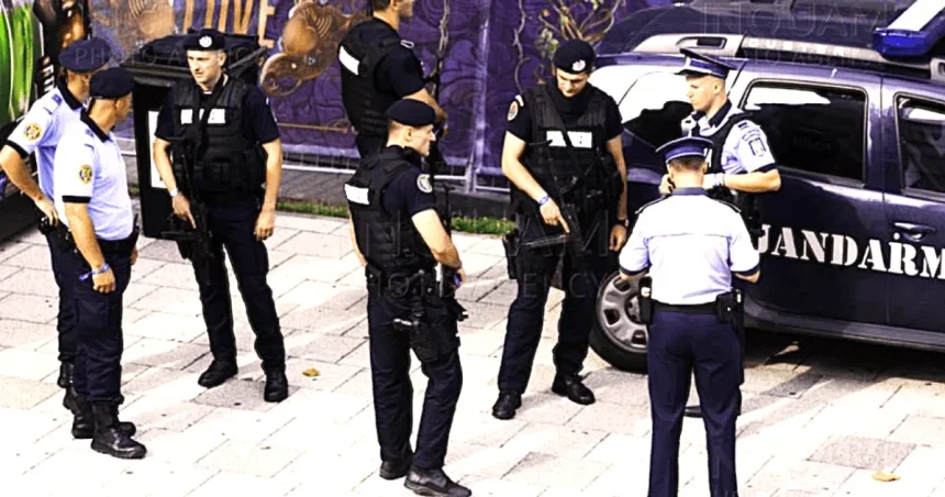 Polițiștii și jandarmii au ieșit în număr mare pe străzile din Argeș
