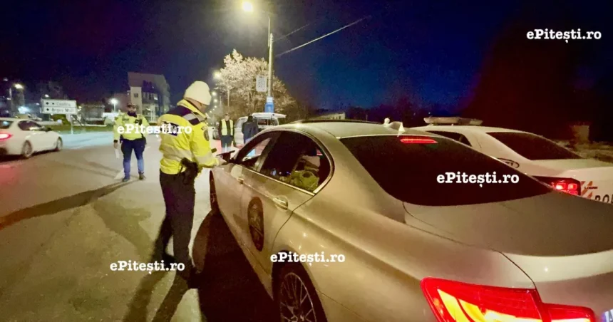 Șofer de 23 de ani, prins băut la volan în Pitești