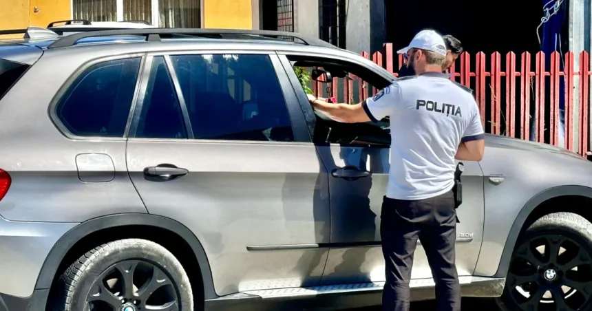 Șofer din Argeș prins băut la volan pe DJ 703E, la Băbana