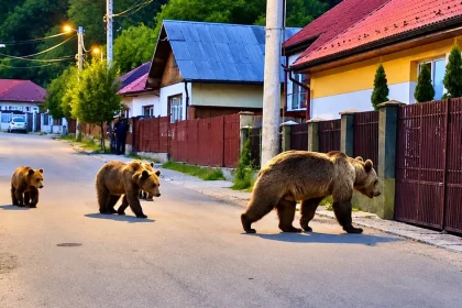 Urșii au apărut din nou în Argeș! Mai multe comune în alertă