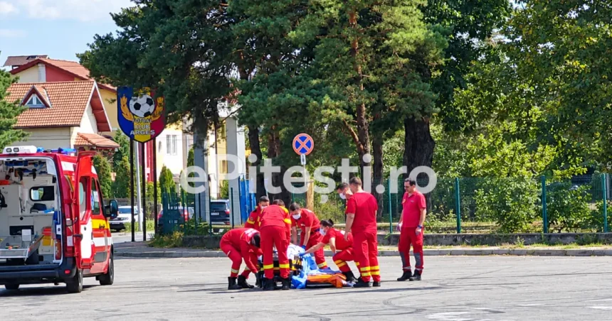 Accident de muncă pe șantierul stadionului Nicolae Dobrin