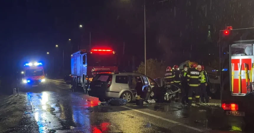 Accident grav pe DN67, în Vâlcea: un tânăr de 25 de ani