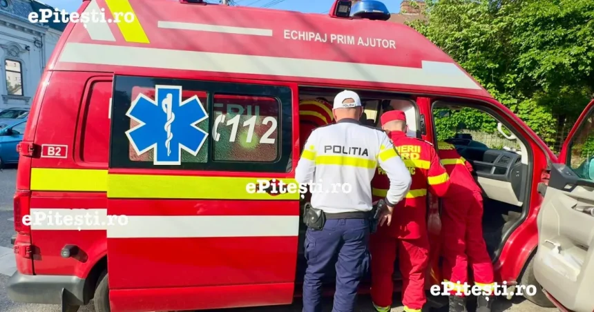 Accident pe DN 7, în Râmnicu Vâlcea: pieton în stare gravă