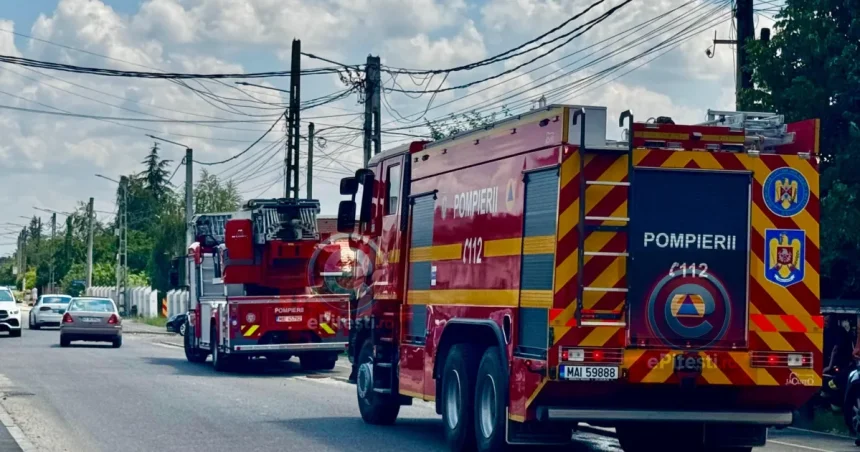 Argeș: Cinci incendii în două zile. Mii de metri pătrați au ars