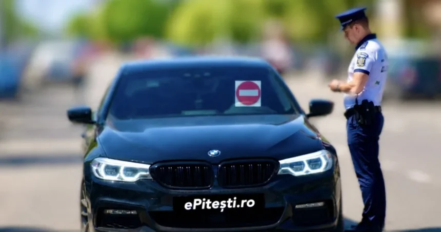 Argeșean rămâne pieton după ce a accelerat prea tare