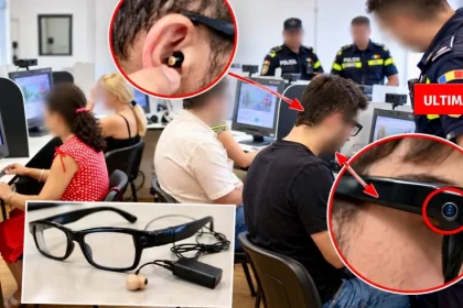 Cască de copiat și cameră video, confiscate la un examen în Pitești