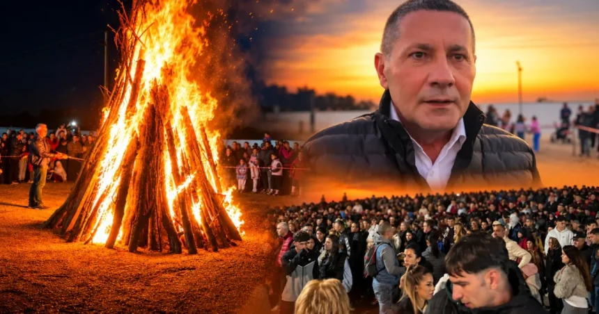 Focul lui Sumedru a adunat sute de oameni la Bradu