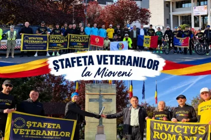 Moment emoționant la Monumentul Eroilor din Mioveni
