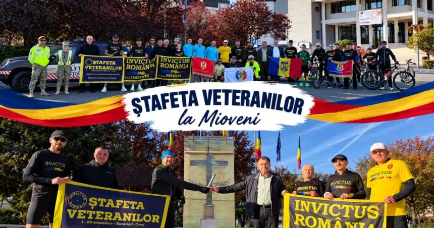 Moment emoționant la Monumentul Eroilor din Mioveni