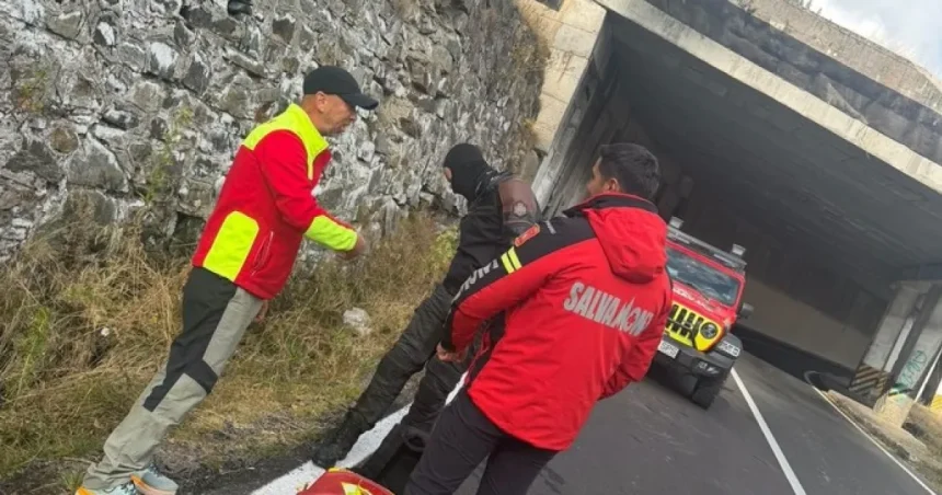 Motociclist rănit pe Transfăgărășan după ce a derapat
