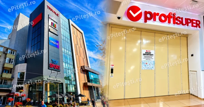Pitești: Magazinul Profi din Centrul Comercial Trivale s-a închis