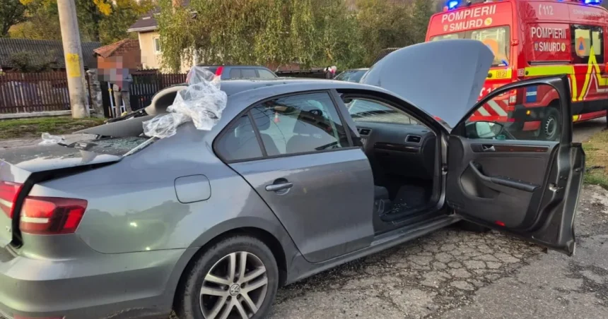 Poliția Argeș explică modul în care s-a produs accidentul