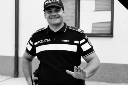 Polițistul Sabin Dudău a murit la doar 26 de ani