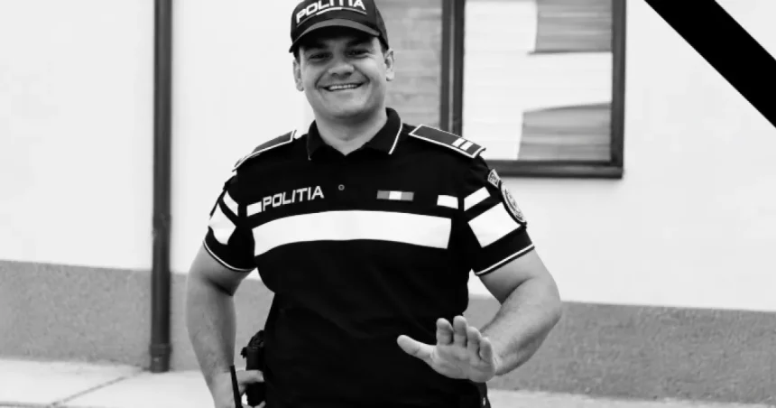 Polițistul Sabin Dudău a murit la doar 26 de ani