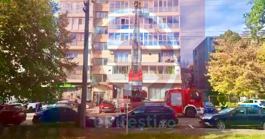 Pompierii intervin de urgență într-un cartier al Craiovei