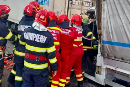 Șofer din Argeș implicat într-un accident grav pe A1