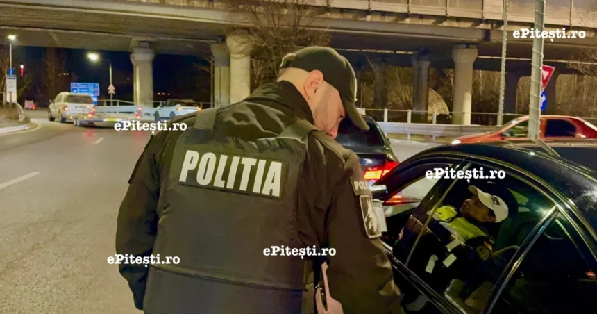 Șofer din Argeș, prins băut la volan în Pitești
