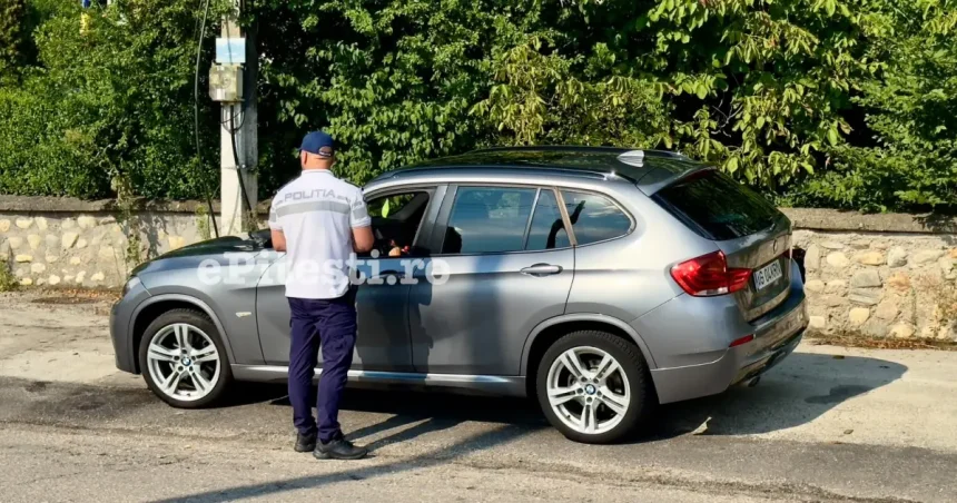 Tânăr de 19 ani, prins cu 122 km/h pe DN7C, în Argeș