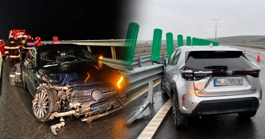 Zonă cu risc ridicat pe A1, în Argeș: accidente grave frecvente